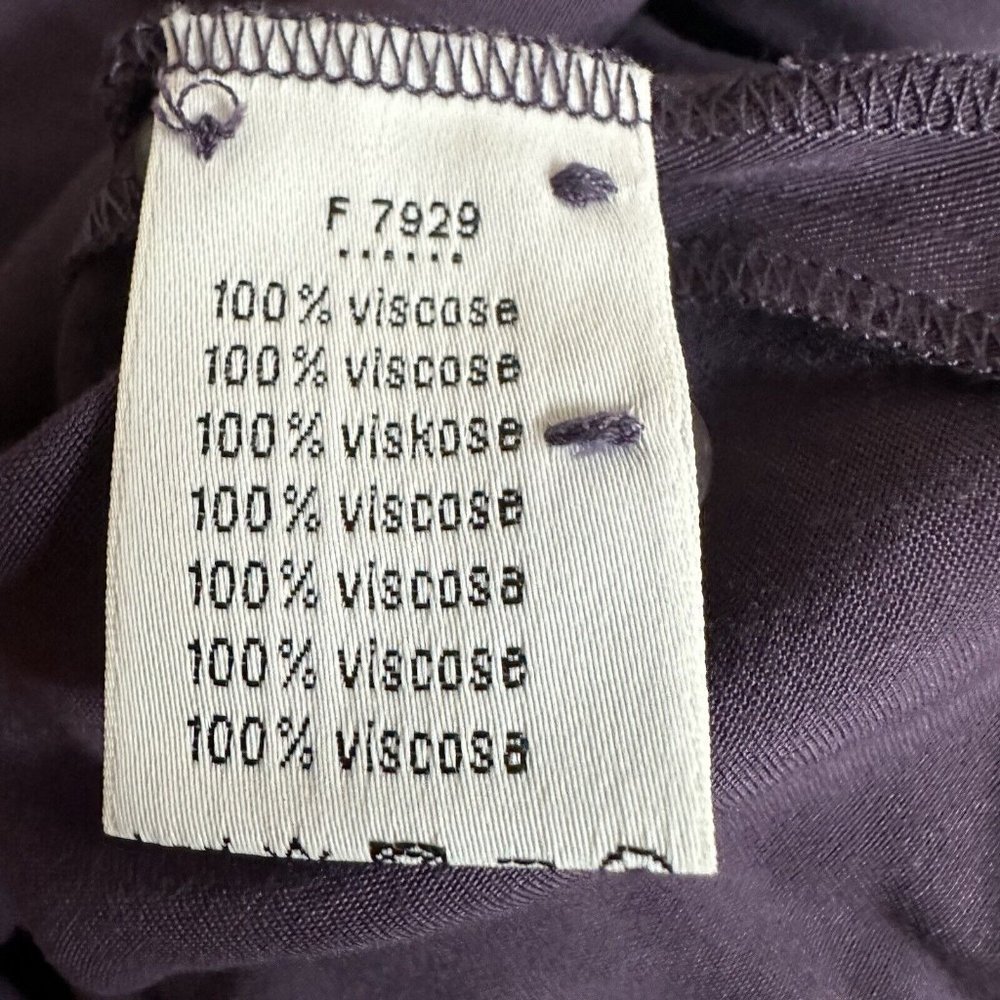 NWT Lacoste Women's Shift Shirt Dress Purple Midi Long Sleeve or Roll Sleeve 2 - Picture 10 of 11